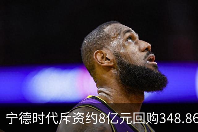 宁德时代斥资约8亿元回购348.86万股 注销式回购方案已实施超46亿元